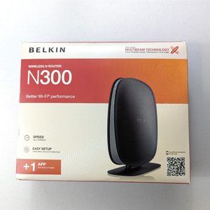 Belkin N300 300 Mbps Wireless N Router F9K1002v2 & Power